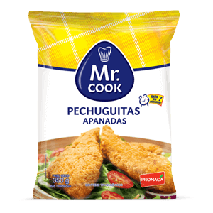 Pechuguitas apanadas 350 g